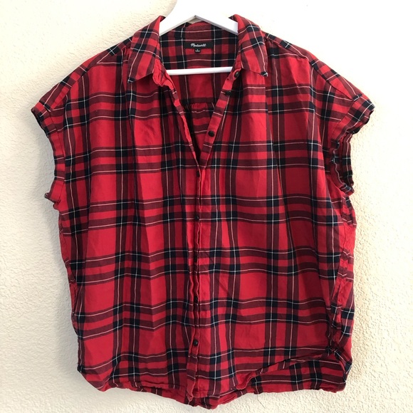 Madewell Tops - Madewell Plaid Button Up Shirt